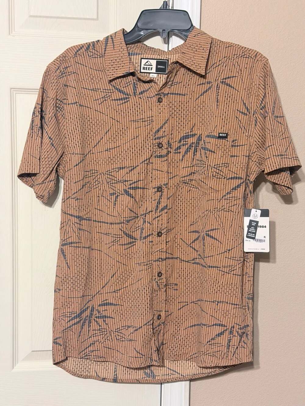 Reef Cathay Spice Woven Top Size Small